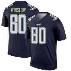 Men's Kellen Winslow Los Angeles Chargers No.80 Legend Jersey - Navy