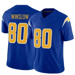Men's Kellen Winslow Los Angeles Chargers No.80 Limited Vapor F.U.S.E. Jersey - Royal