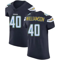 Men's Kendall Williamson Los Angeles Chargers No.40 Elite Team Color Vapor Untouchable Jersey - Navy Blue