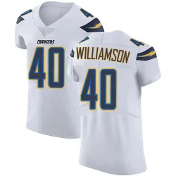 Men's Kendall Williamson Los Angeles Chargers No.40 Elite Vapor Untouchable Jersey - White