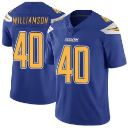 Men's Kendall Williamson Los Angeles Chargers No.40 Limited Color Rush Vapor Untouchable Jersey - Royal