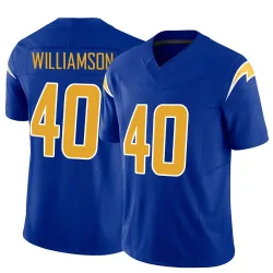 Men's Kendall Williamson Los Angeles Chargers No.40 Limited Vapor F.U.S.E. Jersey - Royal