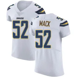 Men's Khalil Mack Los Angeles Chargers No.52 Elite Vapor Untouchable Jersey - White