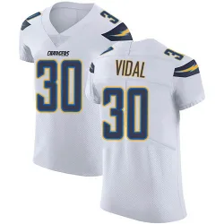 Men's Kimani Vidal Los Angeles Chargers No.30 Elite Vapor Untouchable Jersey - White