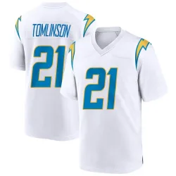 Men's LaDainian Tomlinson Los Angeles Chargers No.21 Game Jersey - White