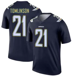 Men's LaDainian Tomlinson Los Angeles Chargers No.21 Legend Jersey - Navy