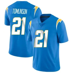 Men's LaDainian Tomlinson Los Angeles Chargers No.21 Limited Powder Vapor Untouchable Alternate Jersey - Blue