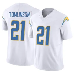 Men's LaDainian Tomlinson Los Angeles Chargers No.21 Limited Vapor F.U.S.E. Jersey - White