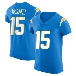 Men's Ladd McConkey Los Angeles Chargers No.15 Elite Alternate Vapor Untouchable Jersey - Blue