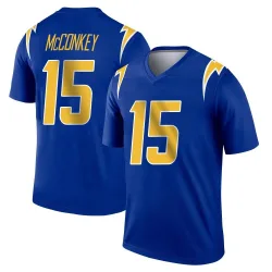 Men's Ladd McConkey Los Angeles Chargers No.15 Legend 2nd Alternate Jersey - Royal