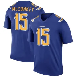 Men's Ladd McConkey Los Angeles Chargers No.15 Legend Color Rush Jersey - Royal