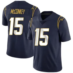 Men's Ladd McConkey Los Angeles Chargers No.15 Limited Team Color Vapor Untouchable Jersey - Navy