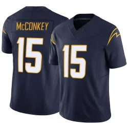 Men's Ladd McConkey Los Angeles Chargers No.15 Limited Vapor F.U.S.E. Jersey - Navy