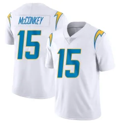 Men's Ladd McConkey Los Angeles Chargers No.15 Limited Vapor Untouchable Jersey - White