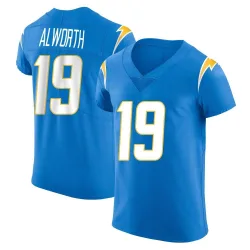 Men's Lance Alworth Los Angeles Chargers No.19 Elite Alternate Vapor Untouchable Jersey - Blue