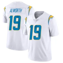 Men's Lance Alworth Los Angeles Chargers No.19 Limited Vapor Untouchable Jersey - White
