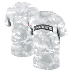 Men's Los Angeles Chargers No. 2024 Salute To Service Performance T-Shirt - Arctic Camo