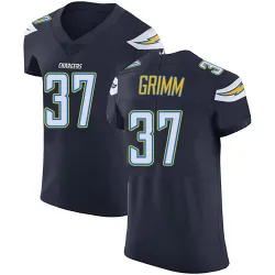 Men's Luke Grimm Los Angeles Chargers No.37 Elite Team Color Vapor Untouchable Jersey - Navy Blue