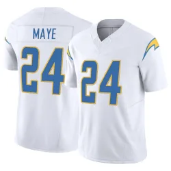 Men's Marcus Maye Los Angeles Chargers No.24 Limited Vapor F.U.S.E. Jersey - White