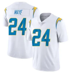 Men's Marcus Maye Los Angeles Chargers No.24 Limited Vapor Untouchable Jersey - White