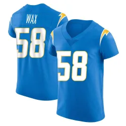 Men's Marlowe Wax Los Angeles Chargers No.58 Elite Alternate Vapor Untouchable Jersey - Blue