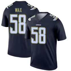 Men's Marlowe Wax Los Angeles Chargers No.58 Legend Jersey - Navy