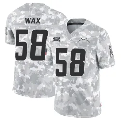 Men's Marlowe Wax Los Angeles Chargers No.58 Limited 2024 Salute to Service Jersey - Arctic Camo