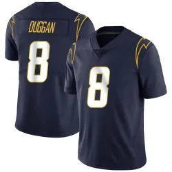 Men's Max Duggan Los Angeles Chargers No.8 Limited Team Color Vapor Untouchable Jersey - Navy