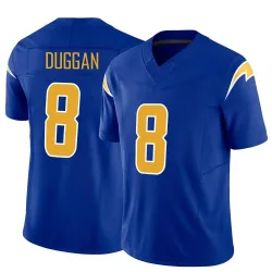 Men's Max Duggan Los Angeles Chargers No.8 Limited Vapor F.U.S.E. Jersey - Royal