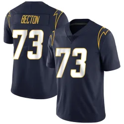 Men's Mekhi Becton Los Angeles Chargers No.73 Limited Team Color Vapor Untouchable Jersey - Navy