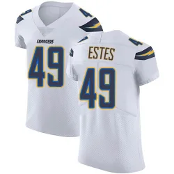 Men's Mike Estes Los Angeles Chargers No.49 Elite Vapor Untouchable Jersey - White