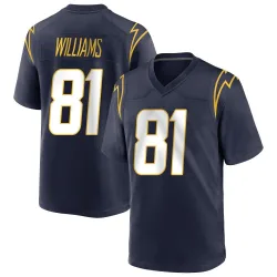 Men's Mike Williams Los Angeles Chargers No.81 Game Team Color Jersey - Navy
