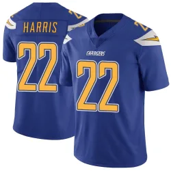 Men's Najee Harris Los Angeles Chargers No.22 Limited Color Rush Vapor Untouchable Jersey - Royal