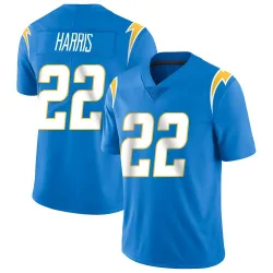 Men's Najee Harris Los Angeles Chargers No.22 Limited Powder Vapor Untouchable Alternate Jersey - Blue
