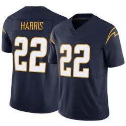 Men's Najee Harris Los Angeles Chargers No.22 Limited Vapor F.U.S.E. Jersey - Navy