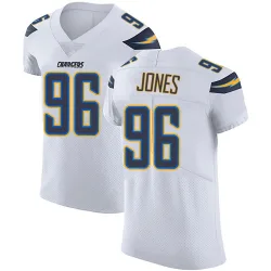 Men's Naquan Jones Los Angeles Chargers No.96 Elite Vapor Untouchable Jersey - White