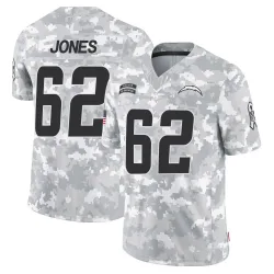 Men's Nash Jones Los Angeles Chargers No.62 Limited 2024 Salute to Service Jersey - Arctic Camo