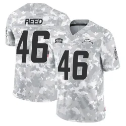 Men's Nikko Reed Los Angeles Chargers No.46 Limited 2024 Salute to Service Jersey - Arctic Camo