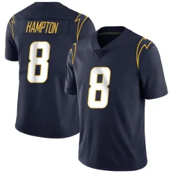 Men's Omarion Hampton Los Angeles Chargers No.8 Limited Team Color Vapor Untouchable Jersey - Navy