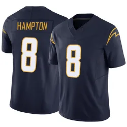 Men's Omarion Hampton Los Angeles Chargers No.8 Limited Vapor F.U.S.E. Jersey - Navy