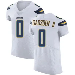 Men's Oronde Gadsden II Los Angeles Chargers No.0 Elite Vapor Untouchable Jersey - White