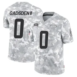 Men's Oronde Gadsden II Los Angeles Chargers No.0 Limited 2024 Salute to Service Jersey - Arctic Camo