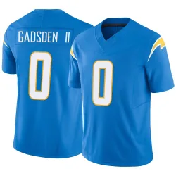 Men's Oronde Gadsden II Los Angeles Chargers No.0 Limited Powder Vapor F.U.S.E. Jersey - Blue