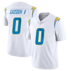 Men's Oronde Gadsden II Los Angeles Chargers No.0 Limited Vapor Untouchable Jersey - White