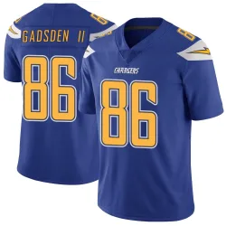 Men's Oronde Gadsden II Los Angeles Chargers No.86 Limited Color Rush Vapor Untouchable Jersey - Royal
