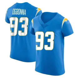 Men's Otito Ogbonnia Los Angeles Chargers No.93 Elite Alternate Vapor Untouchable Jersey - Blue