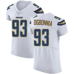 Men's Otito Ogbonnia Los Angeles Chargers No.93 Elite Vapor Untouchable Jersey - White