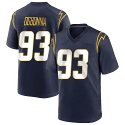 Men's Otito Ogbonnia Los Angeles Chargers No.93 Game Team Color Jersey - Navy