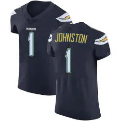 Men's Quentin Johnston Los Angeles Chargers No.1 Elite Team Color Vapor Untouchable Jersey - Navy Blue