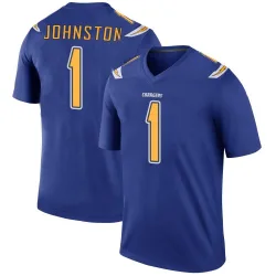 Men's Quentin Johnston Los Angeles Chargers No.1 Legend Color Rush Jersey - Royal